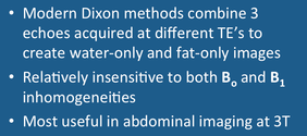 Dixon method MRI