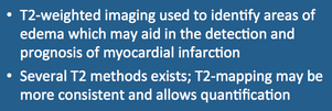 T2 mapping myocardium