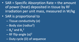 SAR specific absorption rate